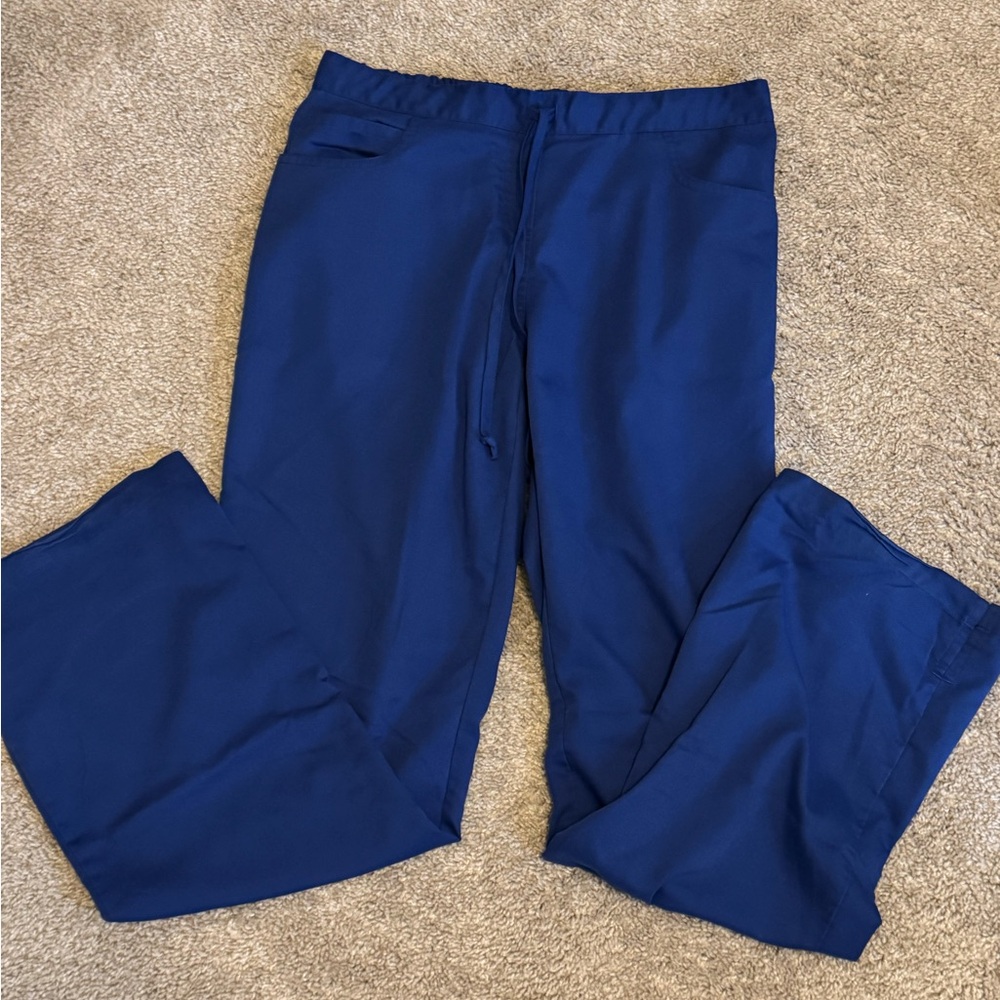 Navy blue grey anatomy women’s scrub bottoms